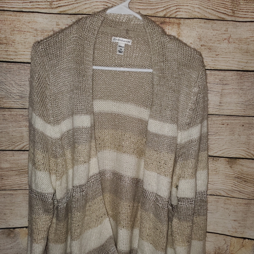COPY - 💛10 for $25💛 Croft & Barrow striped open sweate